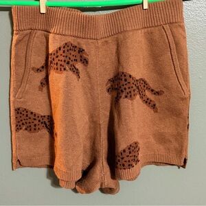 Show Me Your MuMu Board Walk Jumping Cheetah Shorts Size Small